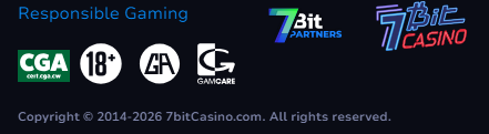 7Bit Casino responsible gaming partners — CGA, 18+, GamCare and GameCare